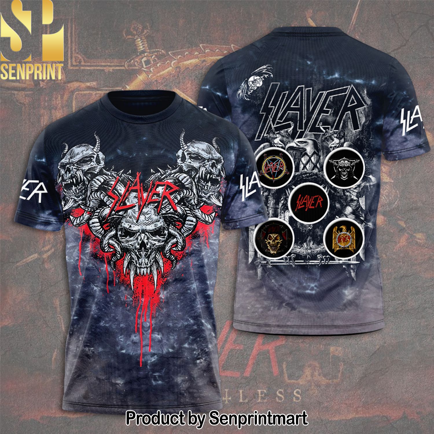 Slayer Full Printing Shirt – SEN0081