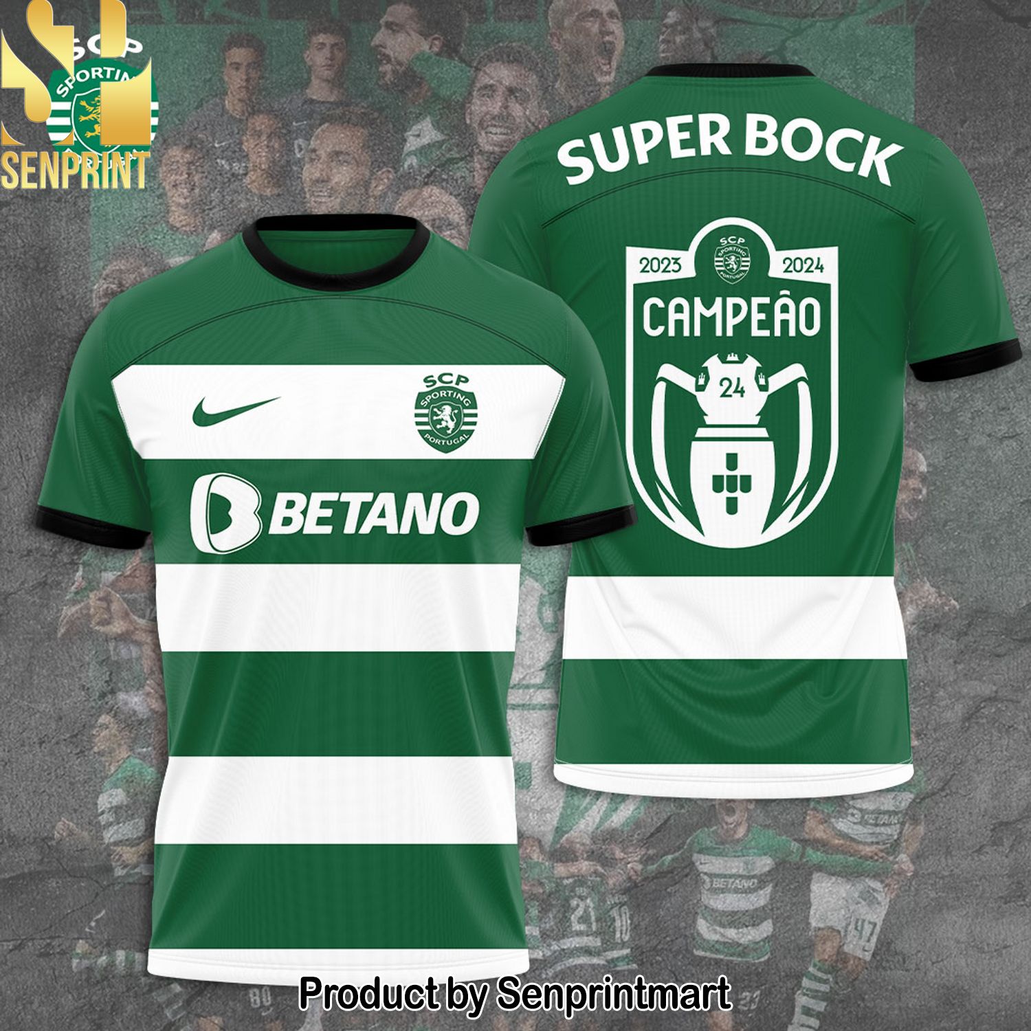 Sporting CP Full Printing Shirt – SEN0019