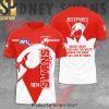 Sydney Swans Full Printing Shirt – SEN0154