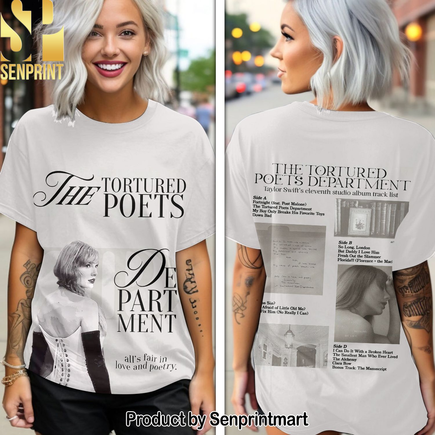Taylor Swift Full Printing Shirt – SEN0090