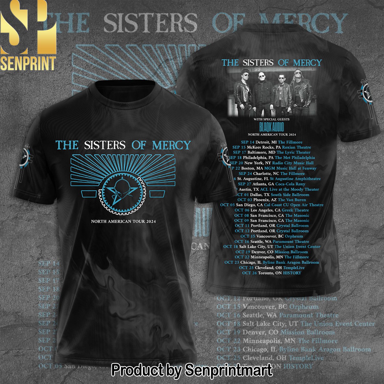 The Sisters of Mercy Full Printing Shirt – SEN0192
