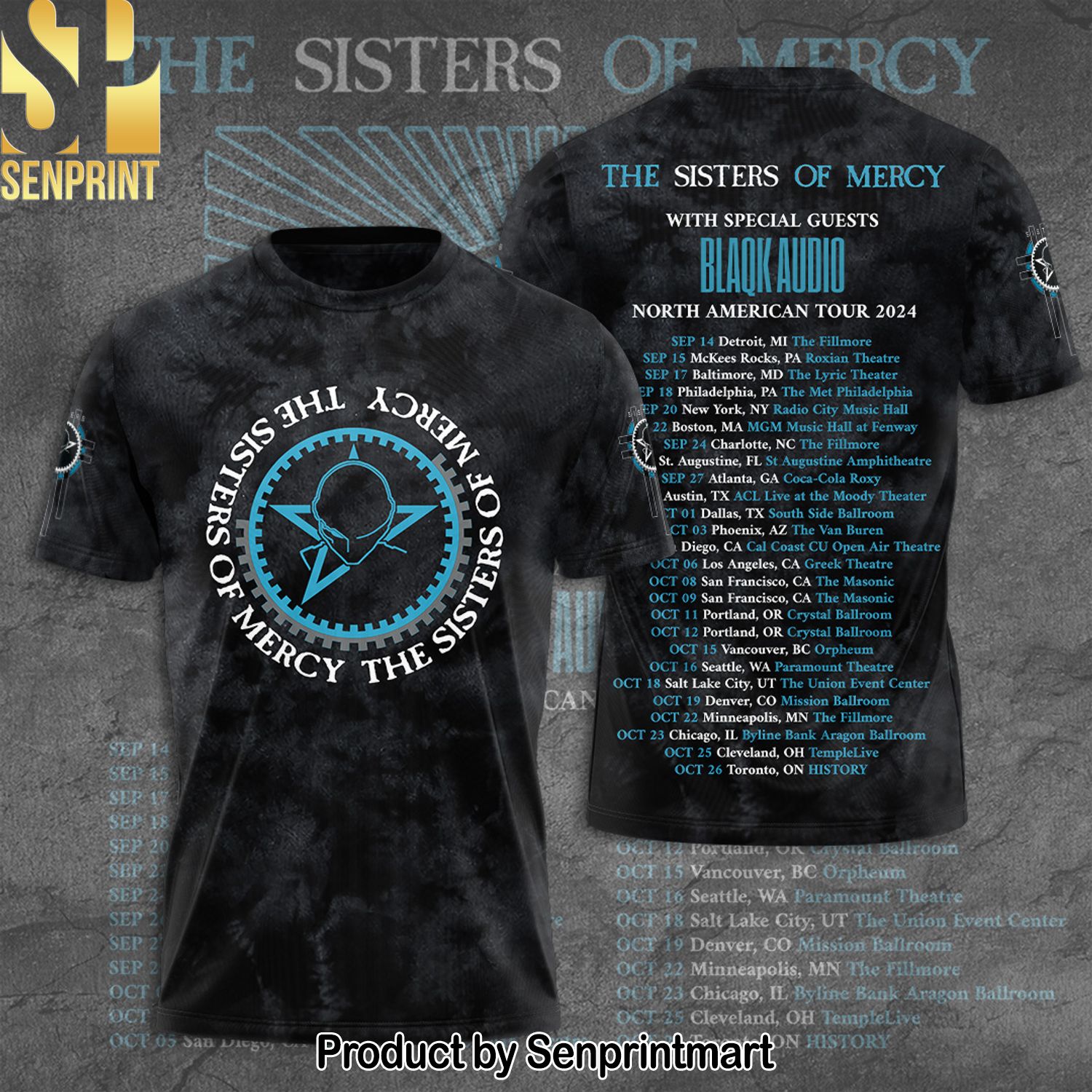 The Sisters of Mercy Full Printing Shirt – SEN0196