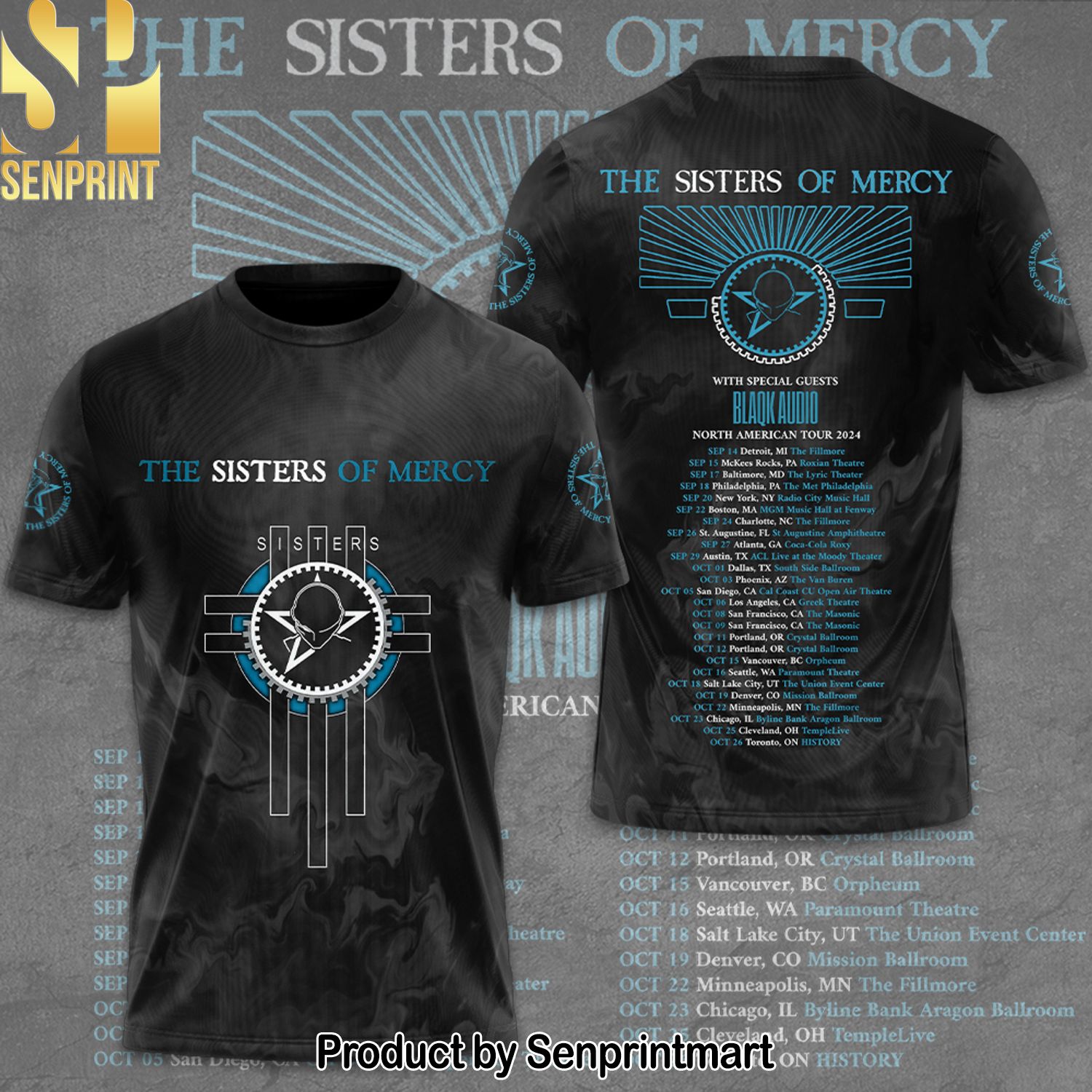 The Sisters of Mercy Full Printing Shirt – SEN0210