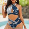 Dallas Cowboys Bikini Swimsuit Criss Cross Cutout Bathing Suit – SEN07
