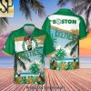 Boston Celtics Eat Sleep Heat Repeat Flower Pattern Print Hawaiian Set – SEN0383