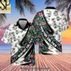 Boston Celtics Leaves Tropical Pattern Print Hawaiian Set – SEN0015