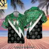 Boston Celtics Tropical And Basketball Champions Pattern Print Hawaiian Set – SEN0034