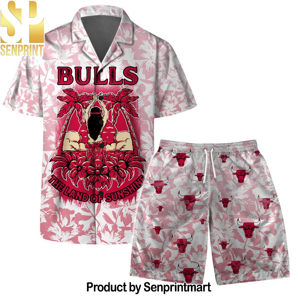 Chicago Bulls NBA The Land Of Sunshine Pattern Hawaiian Set – SEN0195