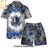 Dallas Mavericks National Basketball Association All Over Printed Hawaiian Set – SEN0194