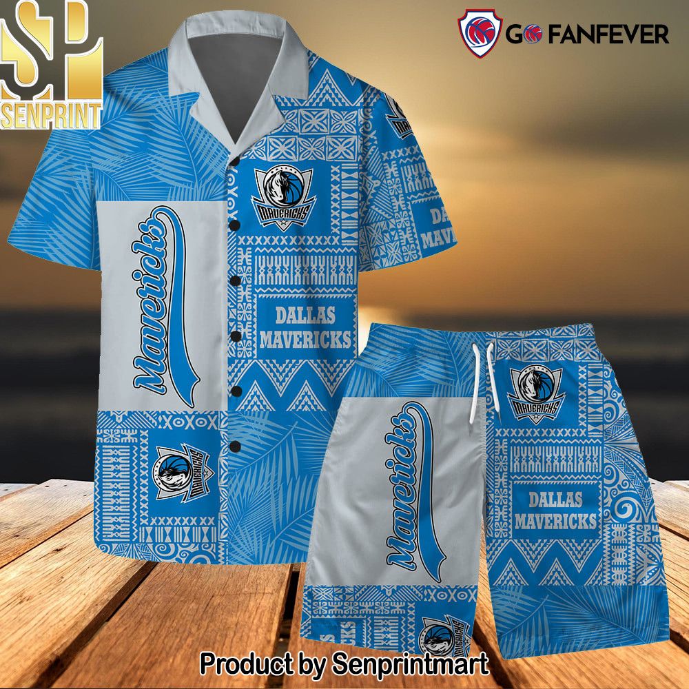 Dallas Mavericks NBA Summer Vibes Vintage Pattern Hawaiian Set – SEN0696