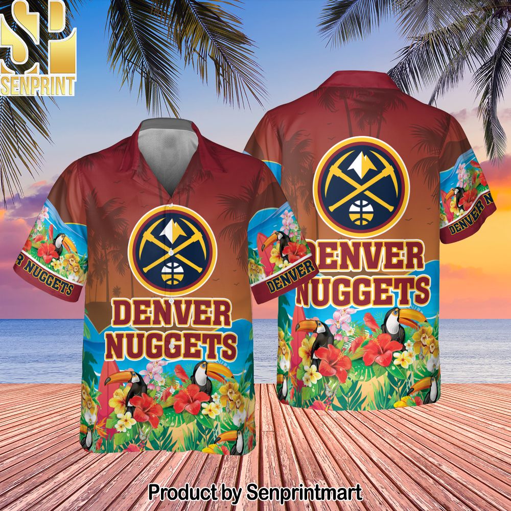 Denver Nuggets National Basketball Association All Over Printed Hawaiian Set – SEN0093