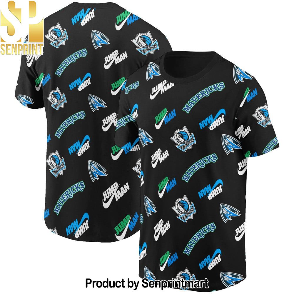Dallas Mavericks National Basketball Association 3D T-Shirt  Basketball Pattern – Senprintmart Store 2523