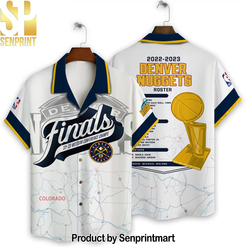 Denver Nuggets NBA Champions D Print Hawaiian Set – SEN0427