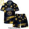 Denver Nuggets NBA Team Logo Pattern Basketball Hawaiian Set – SEN0152