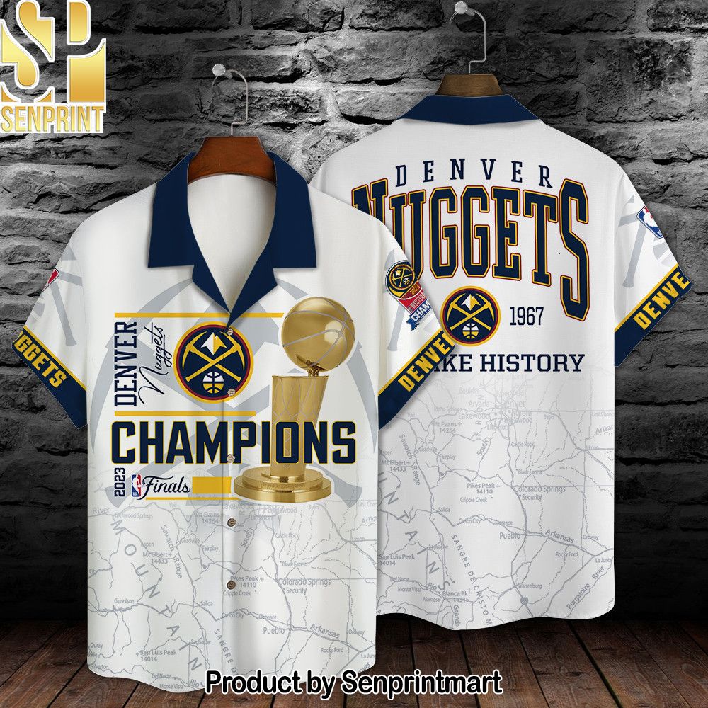 Denver Nuggets st NBA Champions D Print Hawaiian Set – SEN0083