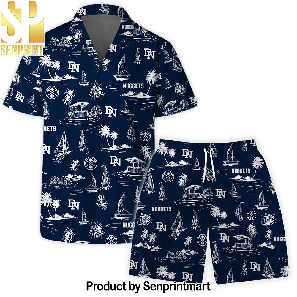 Denver Nuggets Team Logo Beach Vibes Pattern Hawaiian Set – SEN0105