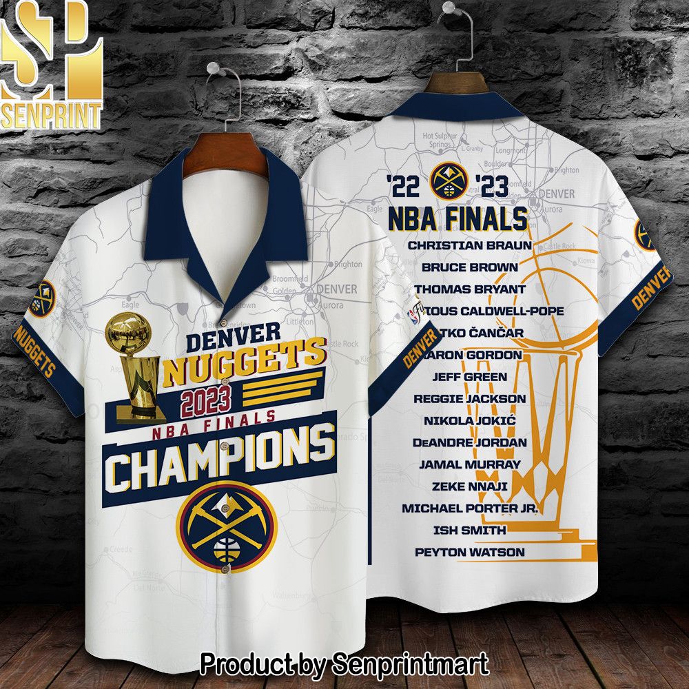 Denver Nuggets The NBA Finals Champions Print D All Over Printed Hawaiian Set – SEN0114