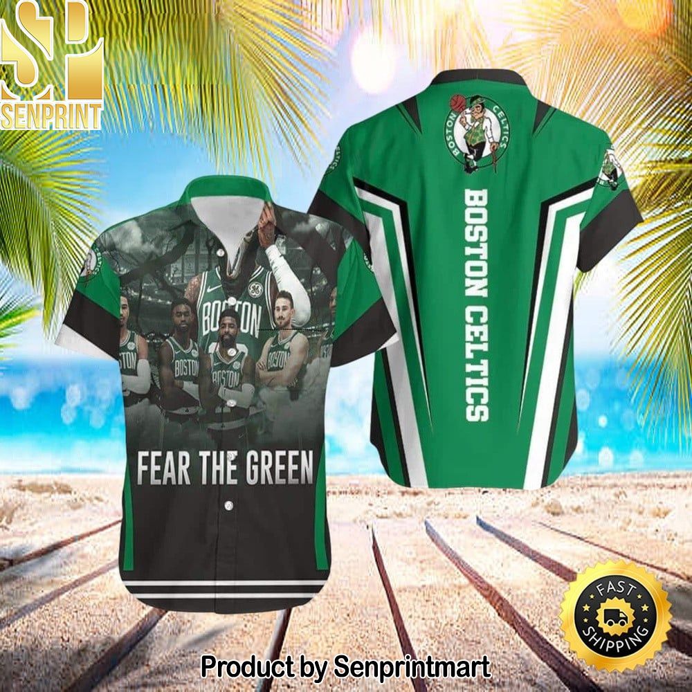 Fear The Green Boston Celtics National Basketball Association Hawaiian Set – SEN0644