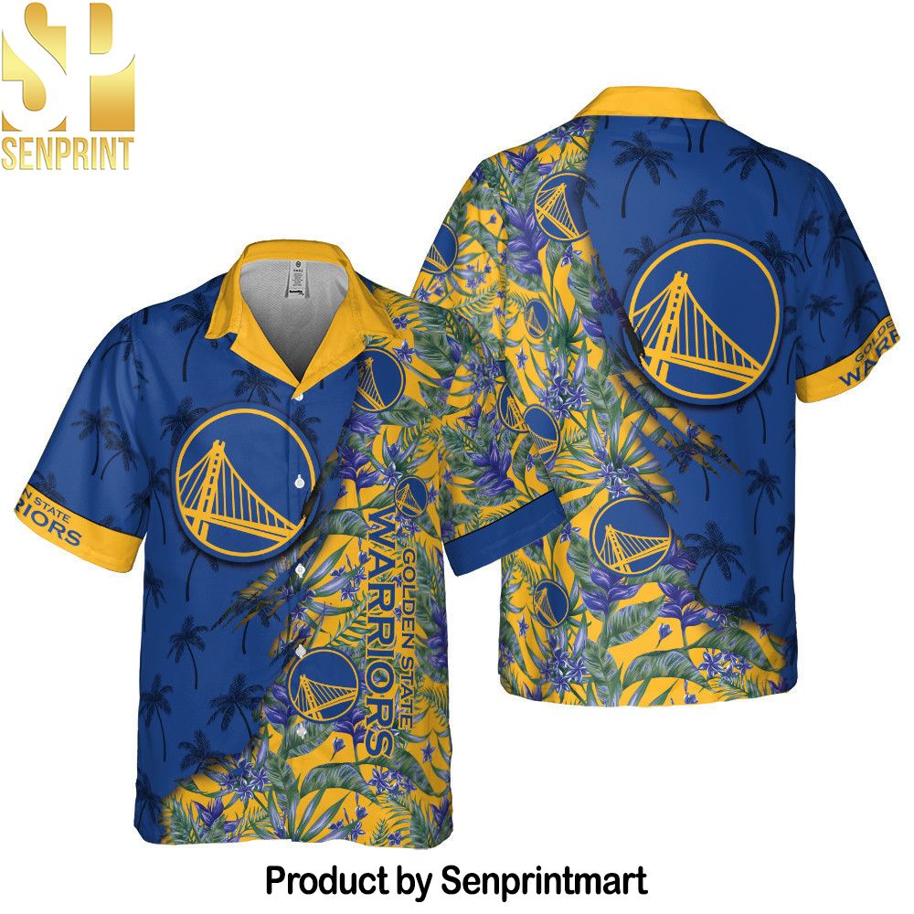 Golden State Warriors National Basketball Association All Over Printed Hawaiian Set – SEN0134