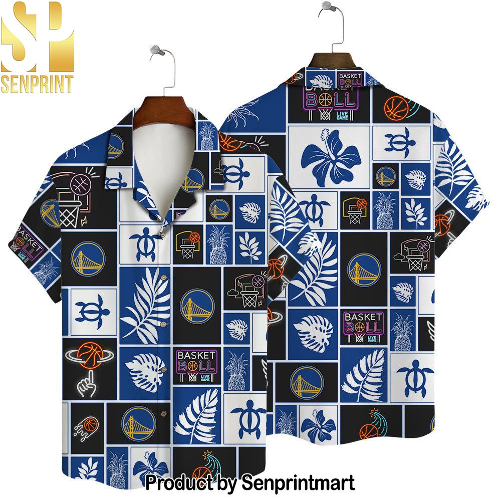 Golden State Warriors National Basketball Association All Over Printed Hawaiian Set – SEN0088