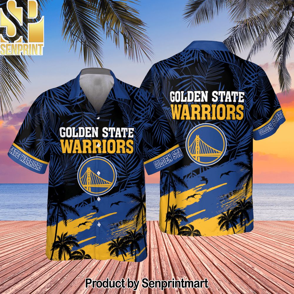 Golden State Warriors National Basketball Association All Over Printed Hawaiian Set – SEN0118