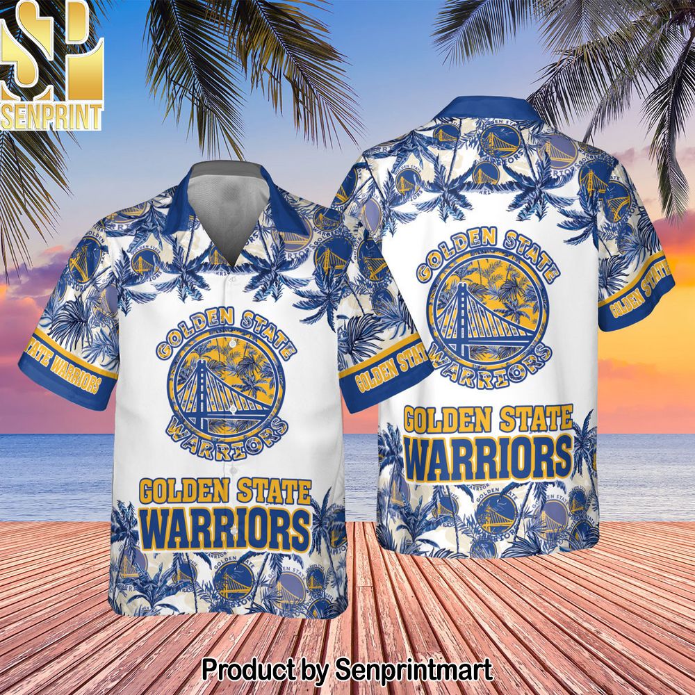 Golden State Warriors National Basketball Association All Over Printed Hawaiian Set – SEN0395