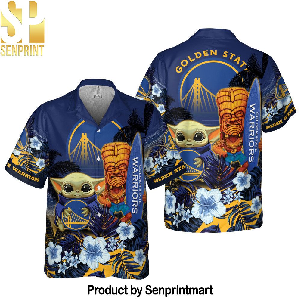 Golden State Warriors National Basketball Association All Over Printed Hawaiian Set – SEN0419