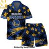 Golden State Warriors NBA Team Logo Pattern Basketball Hawaiian Set – SEN0433