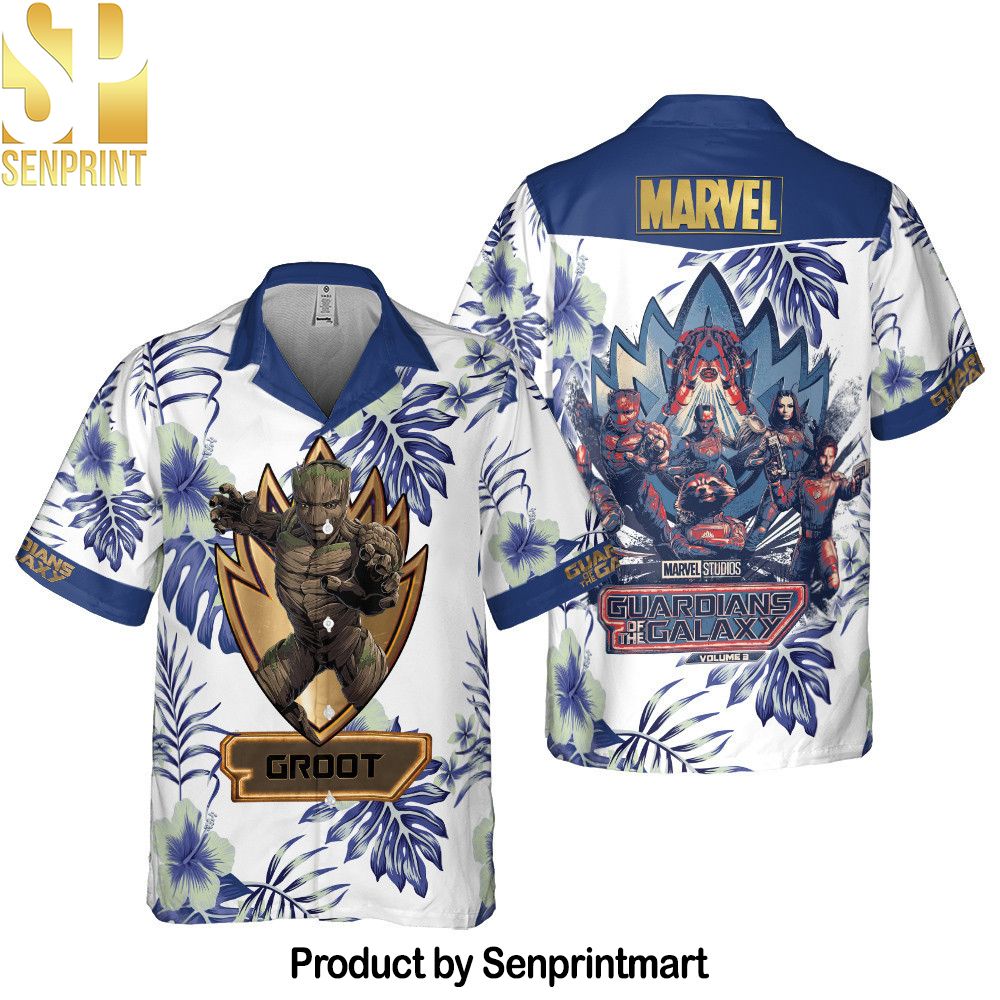 Groot Guardians Of The Galaxy All Over Printed Hawaiian Set – SEN0112