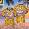 Los Angeles Lakers National Basketball Association Hibiscus Logo All Over Printed Hawaiian Set – SEN0286