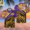 Los Angeles Lakers Purple Hibiscus Flower Pattern Print Hawaiian Set – SEN0522