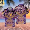 Los Angeles Lakers Polynesian Pattern National National Basketball Association All Over Printed Hawaiian Set – SEN0259