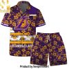 Los Angeles Lakers Team Logo Pattern Sunset Tropical Hawaiian Set – SEN0323