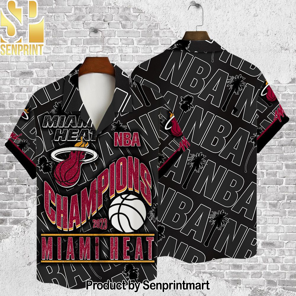 Miami Heat National Basketball Association All Over Printed Hawaiian Set – SEN0254