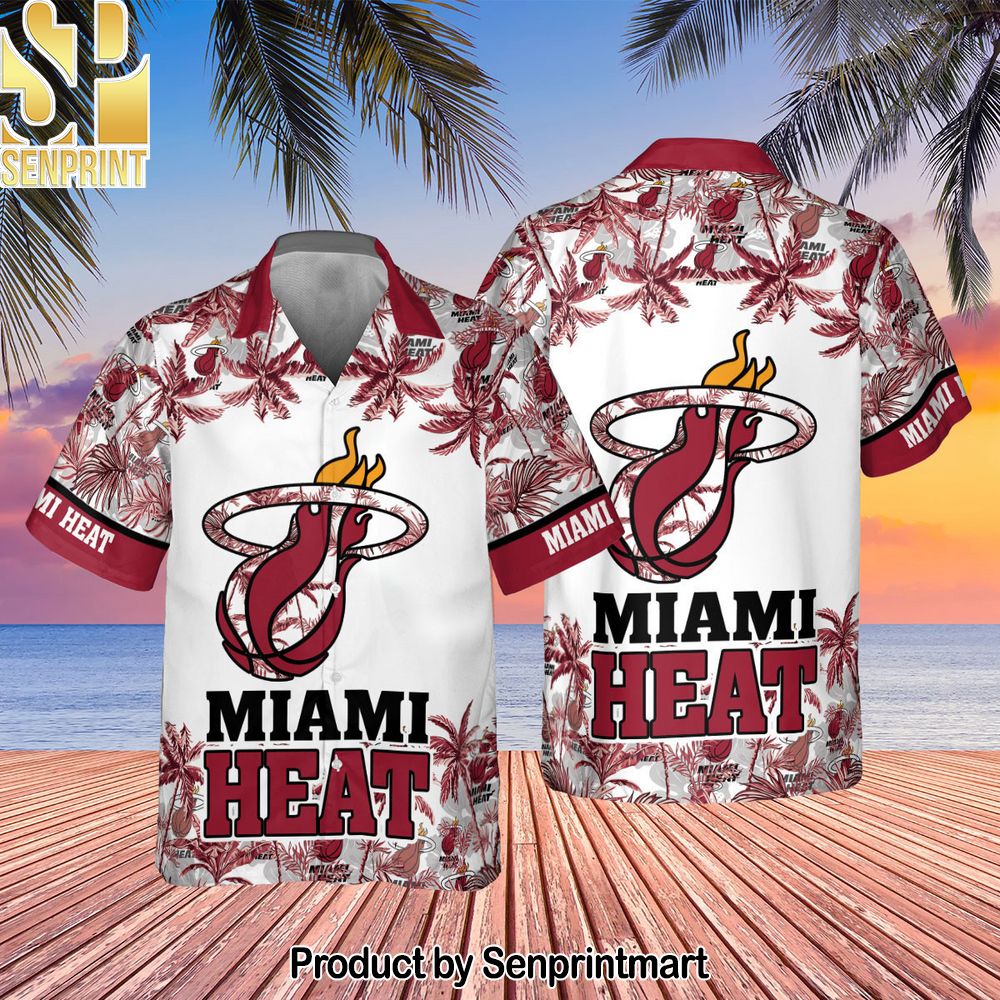 Miami Heat National Basketball Association All Over Printed Hawaiian Set – SEN0272