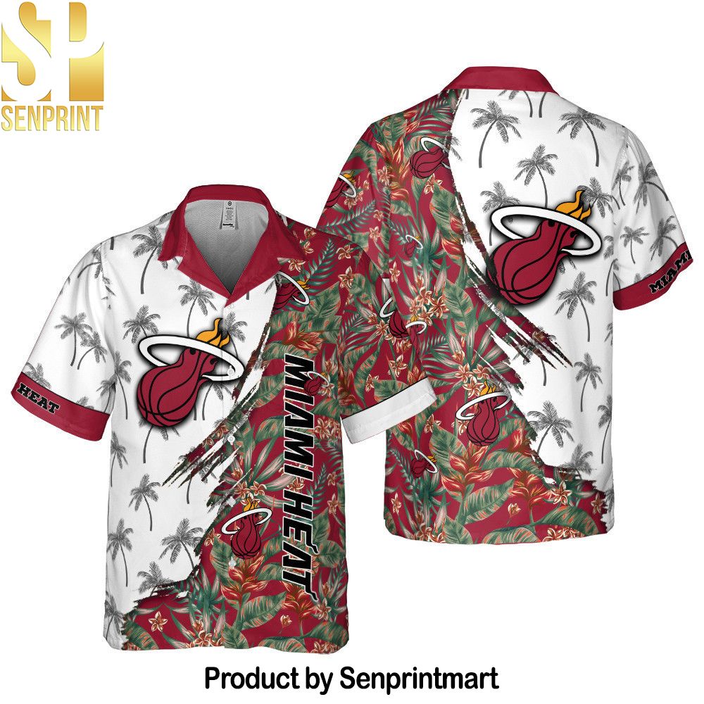 Miami Heat National Basketball Association All Over Printed Hawaiian Set – SEN0502