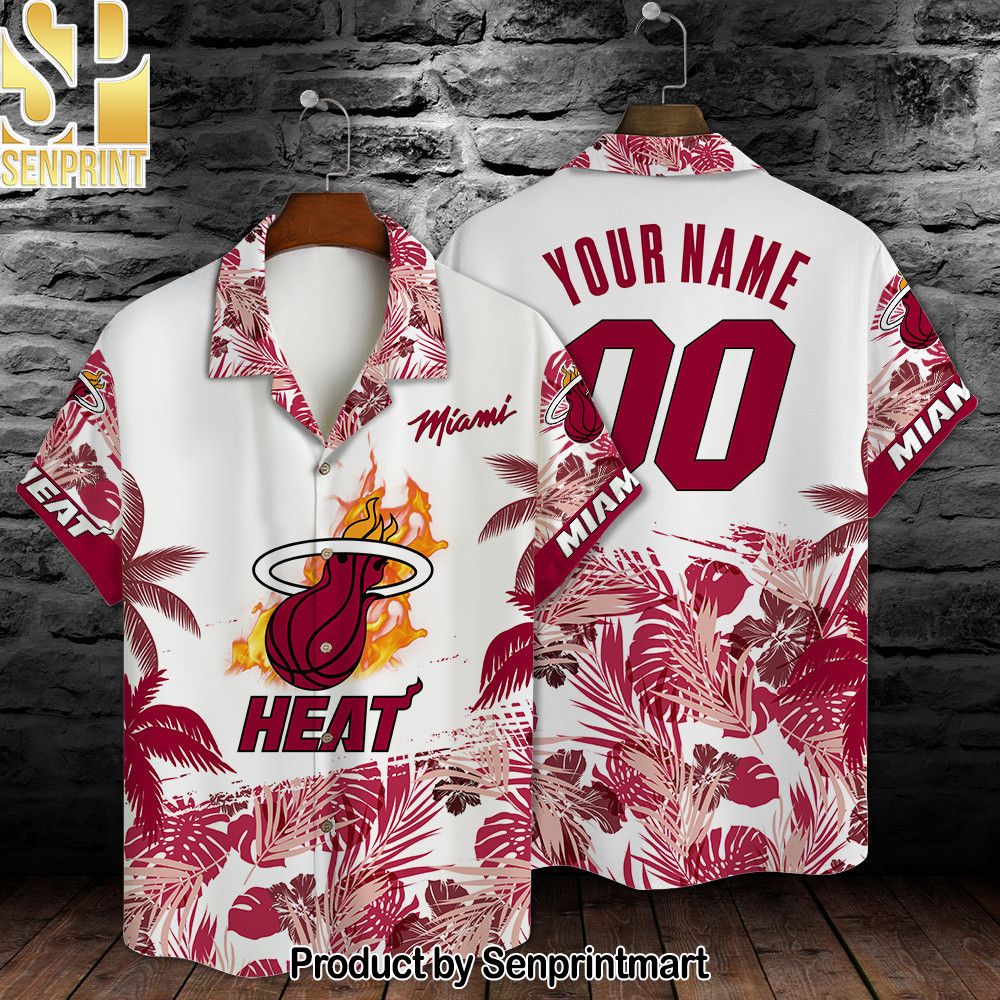 Miami Heat NBA Champions Custom Name Hawaiian Set – SEN0290