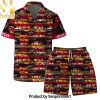 Miami Heat Team Logo Tropical Pattern Hawaiian Set – SEN0306