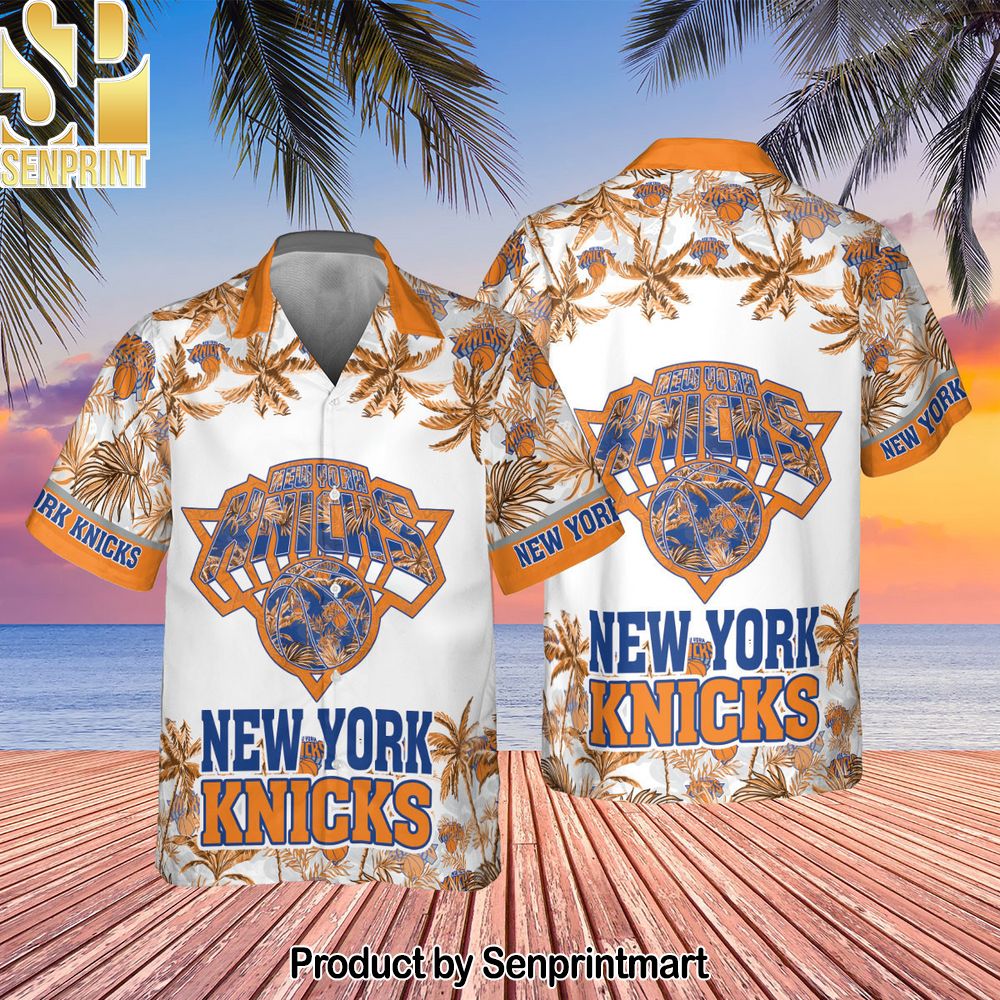 New York Knicks National Basketball Association All Over Printed Hawaiian Set – SEN0273