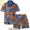 New York Knicks NBA Team Logo Floral Leaf Pattern Hawaiian Set – SEN0577