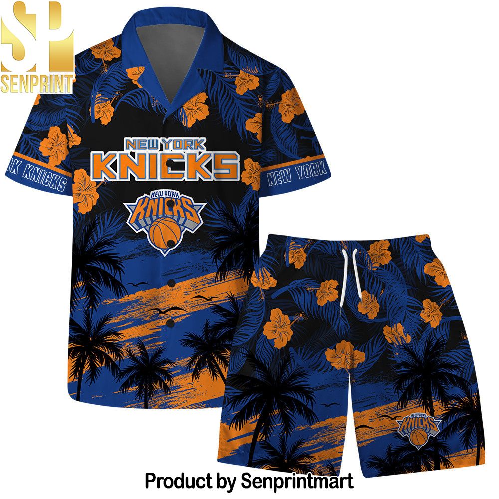 New York Knicks NBA Team Logo Summer Vibes Pattern Hawaiian Set – SEN0529
