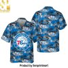 Philadelphia ers NBA Aloha Summer Logo Team And Pattern Hawaiian Set – SEN0536