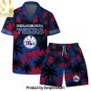 Philadelphia ers NBA Team Logo Pattern Basketball Hawaiian Set – SEN0457