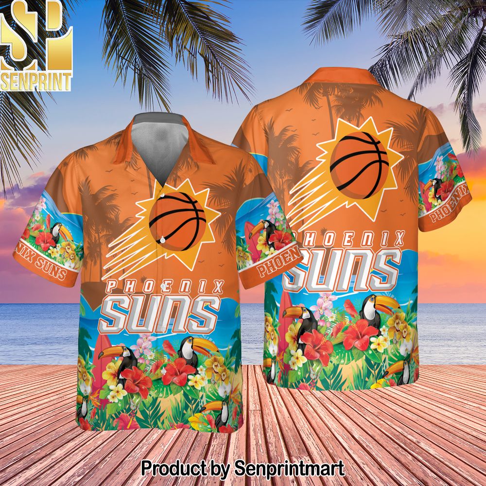 Phoenix Suns National Basketball Association All Over Printed Hawaiian Set – SEN0482