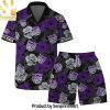 Sacramento Kings NBA Team Logo Crowned Majesty Design Hawaiian Set – SEN0638