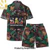 San Antonio Spurs Team Logo Pattern Classic Hawaiian Set – SEN0628