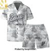 San Antonio Spurs Team Logo Pattern Classic Hawaiian Set – SEN0628