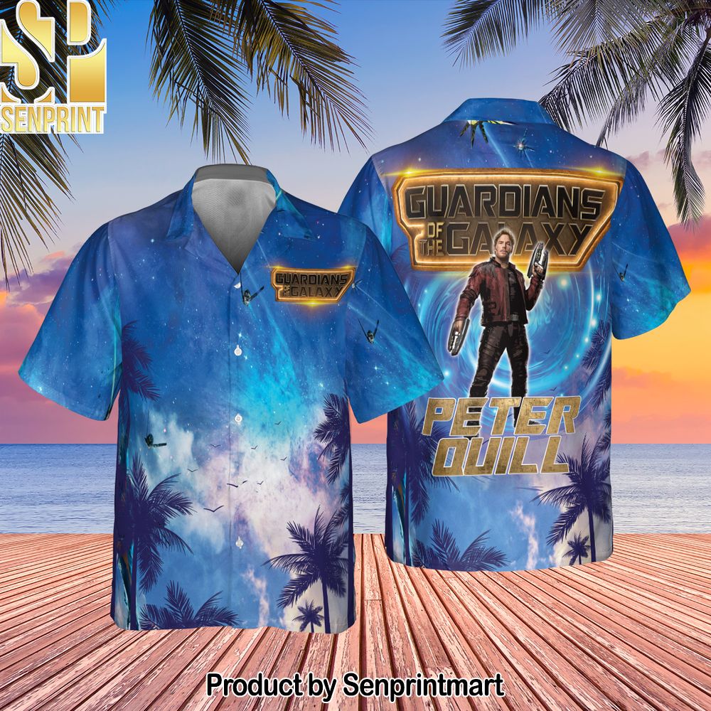 StarLord Guardians Of The Galaxy Universe Background All Over Printed Hawaiian Set – SEN0600