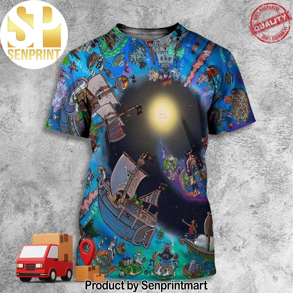 All One Piece Arcs In One Picture Full Printing Shirt – Senprintmart Store 3233