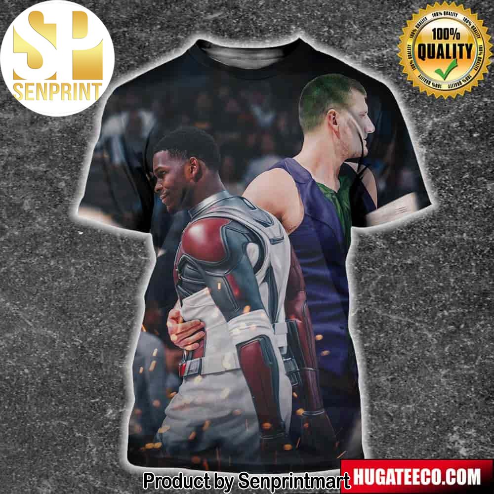 Anthony Edwards Minnesota Timberwolves Ant-Man Versus Nikola Jokic Denver Nuggets Funny Unisex 3D Shirt – Senprintmart Store 2603